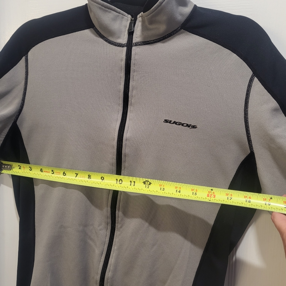 Sugoi Women's Cycling Jacket, Grey / Gray and Black, LG Large - Picture 11 of 11